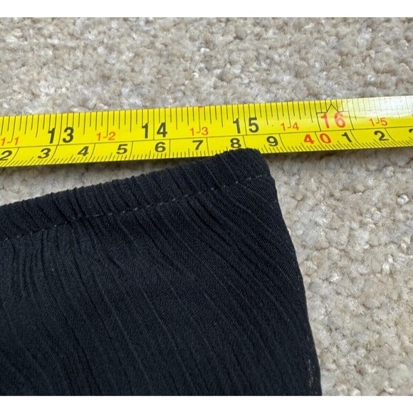 A. Beyer Vintage Y2K  Women Black Drape Goth Handkerchief Hem Skirt Medium USA - Picture 8 of 15